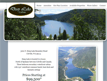 Tablet Screenshot of deeplakewaterfront.com